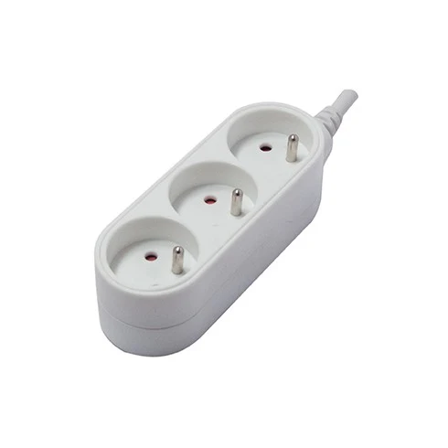 Stylish power strip with surge protector - 3 x 16 A - 1.5 m