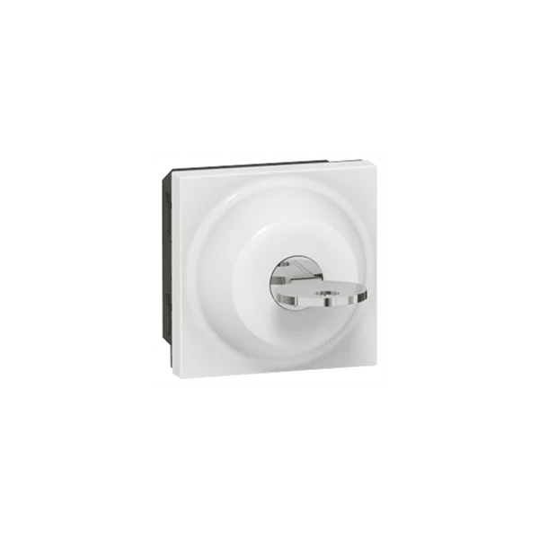 Interrupteur a clé mosaic 2modules 6A LEGRAND 077072