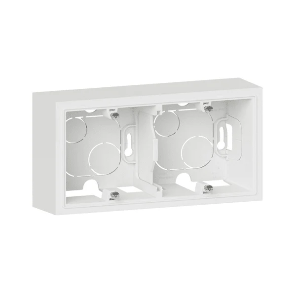 Legrand Dooxie cadre saillie 2 postes finition blanc 600042