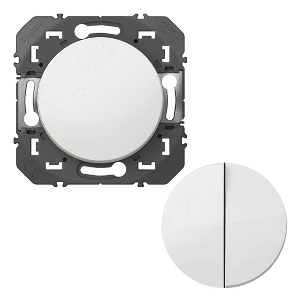 Transformeur Dooxie 5 fonctions va-et-vient ou poussoir blanc - Legrand 600031