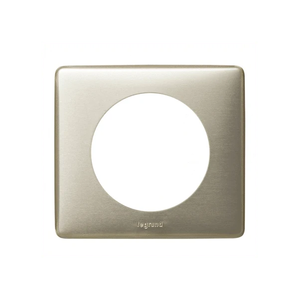 Céliane plaque métal 1 poste Titane - Legrand 068901