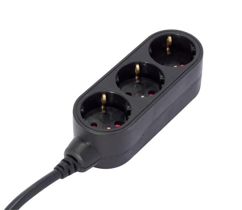 Power strip 3 x 16 A - 0.5 m - Black (SCH)