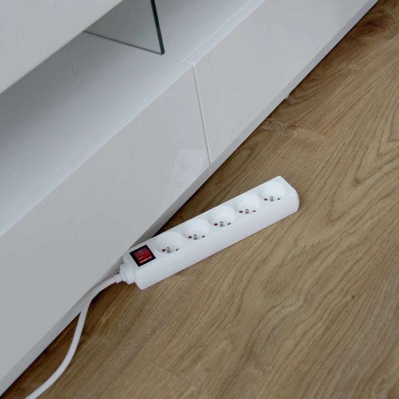 Power strip 5 x 16 A with switch - 3 m - White (FR)