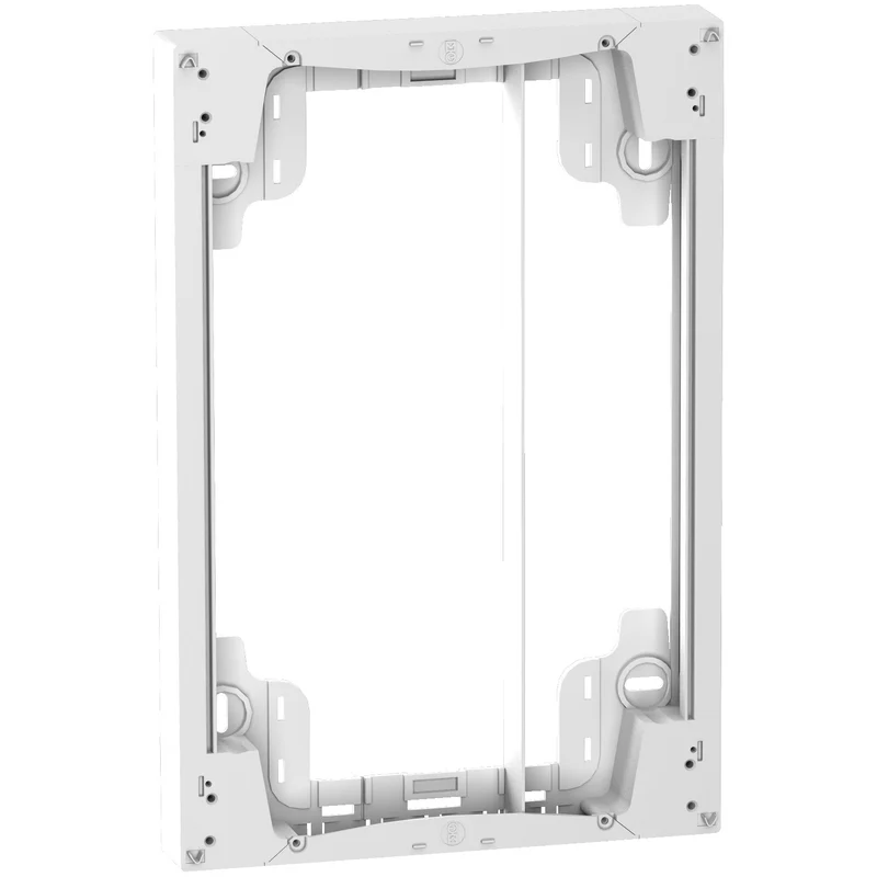 Rehausse Resi9 blanc - pour coffret 13 modules 2 rangées - Schneider R9H10759