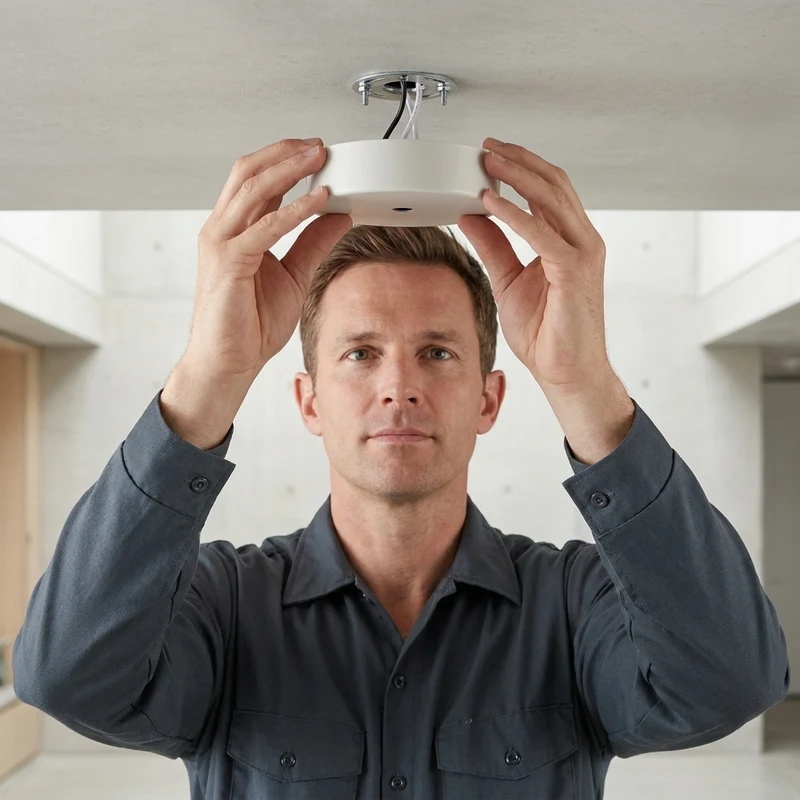 White metal ceiling White