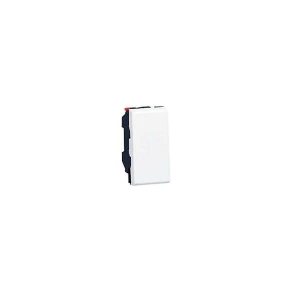 Poussoir programme Mosaic 1 module 250V 6A Blanc LEGRAND 077030L