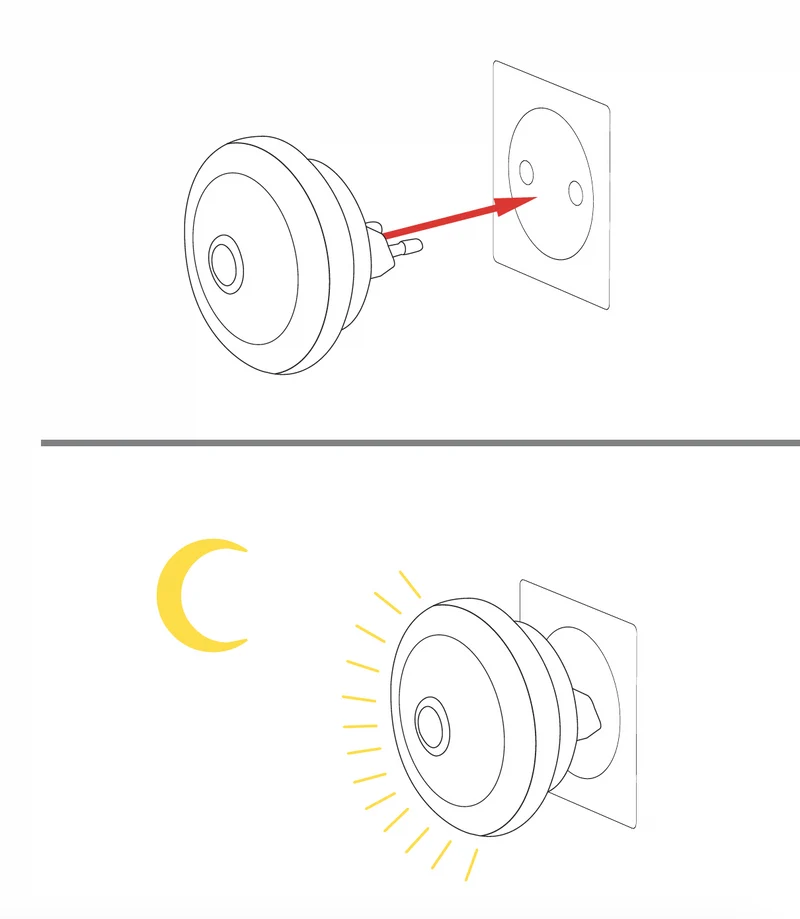 Plug-in night light
