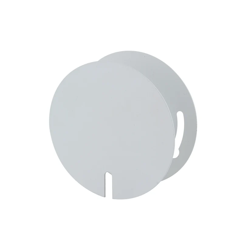 White metal ceiling rose