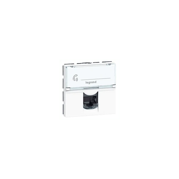 Prise RJ 45 programme Mosaic FTP 2 modules Blanc LCS² LEGRAND 076565