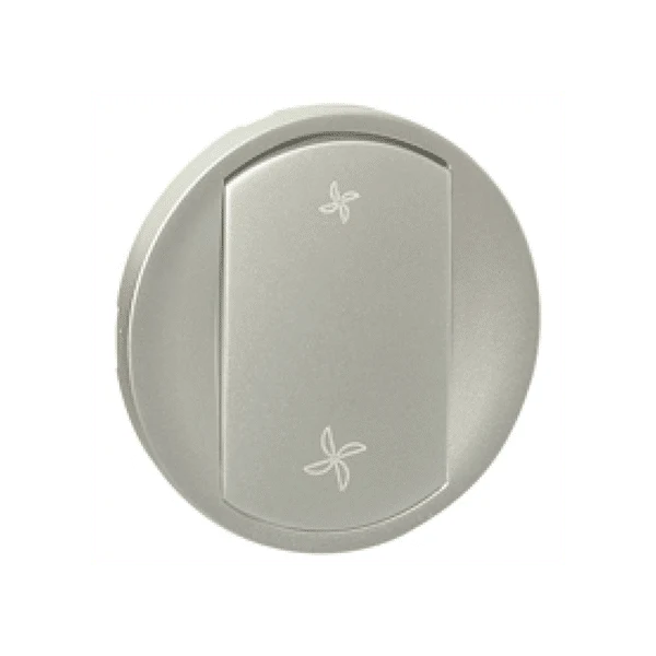 Enjoliveur Céliane pour commande ventilation VMC titane Legrand 068361