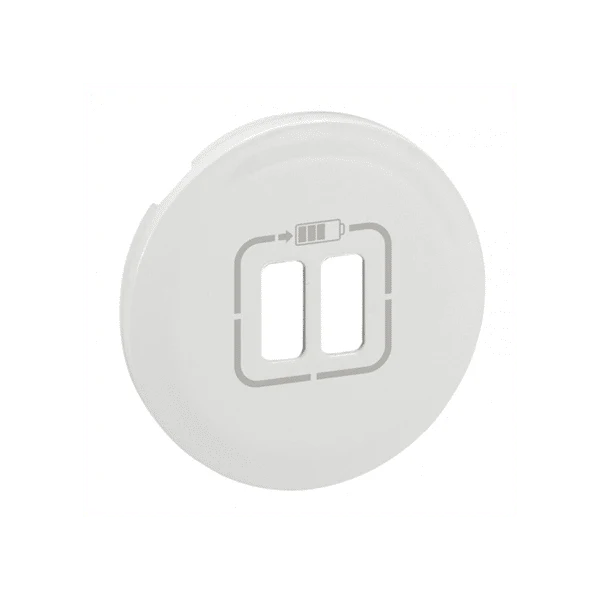 Enjoliveur Céliane prise double chargeur USB Blanc Legrand 068256