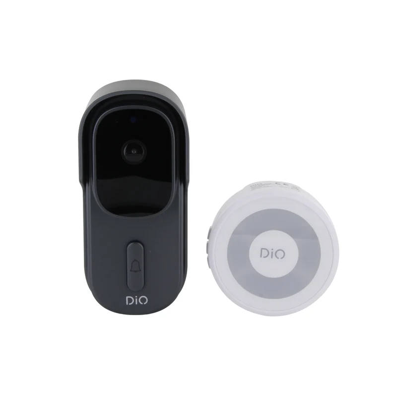 Connected wireless photo and audio doorbell