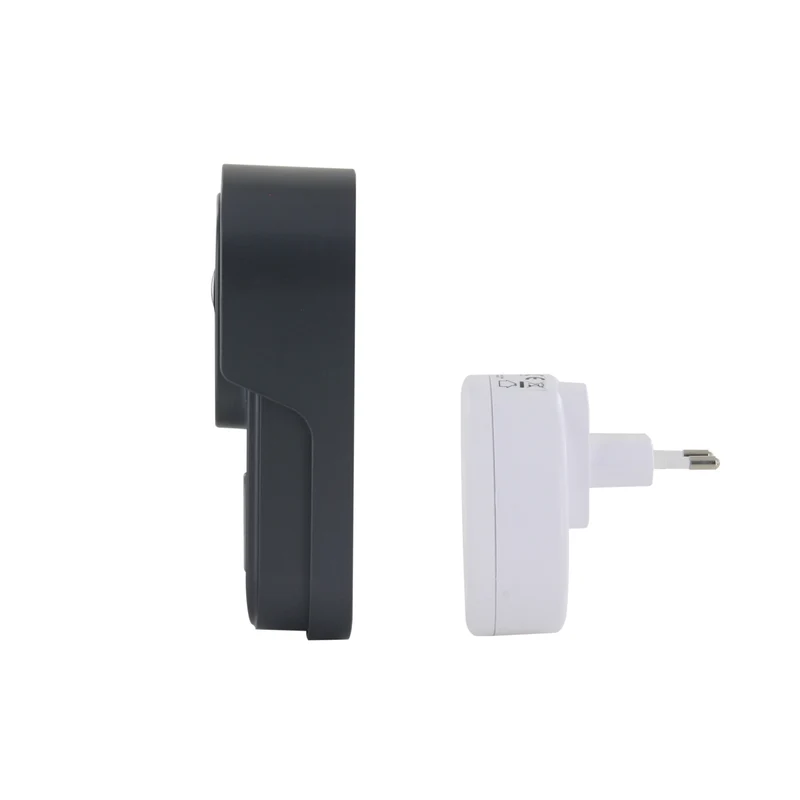 Connected wireless photo and audio doorbell