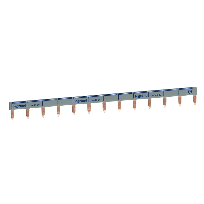 Peigne d’alimentation HX² 1P universel phase + neutre Longueur 13 modules LEGRAND 404926