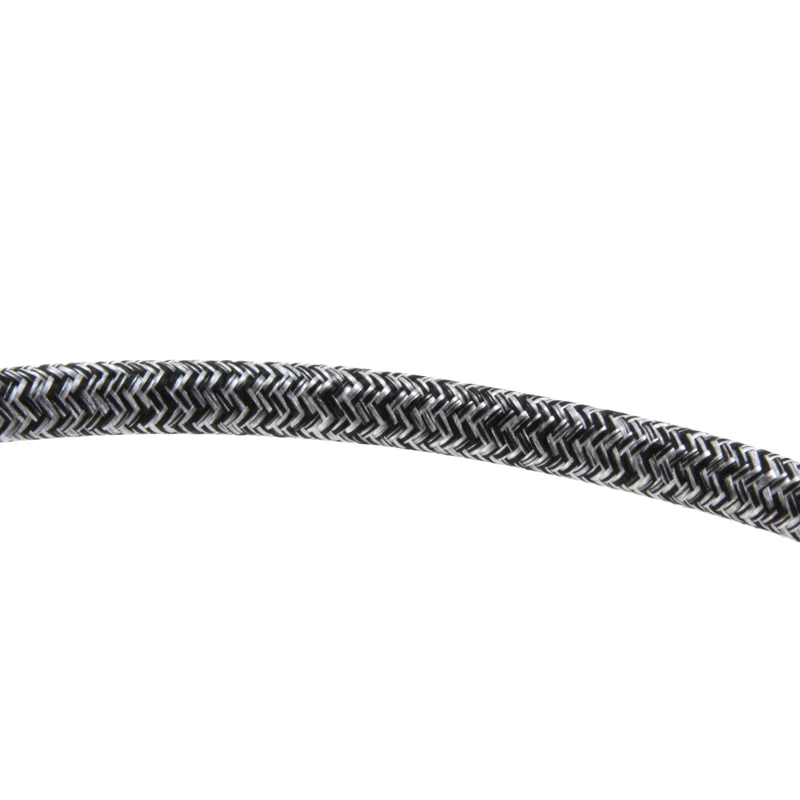 Fabric cable 3 m - two-tone black - grey