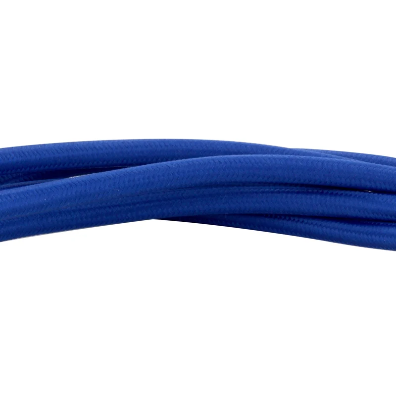 Fabric cable 3 m - electric blue