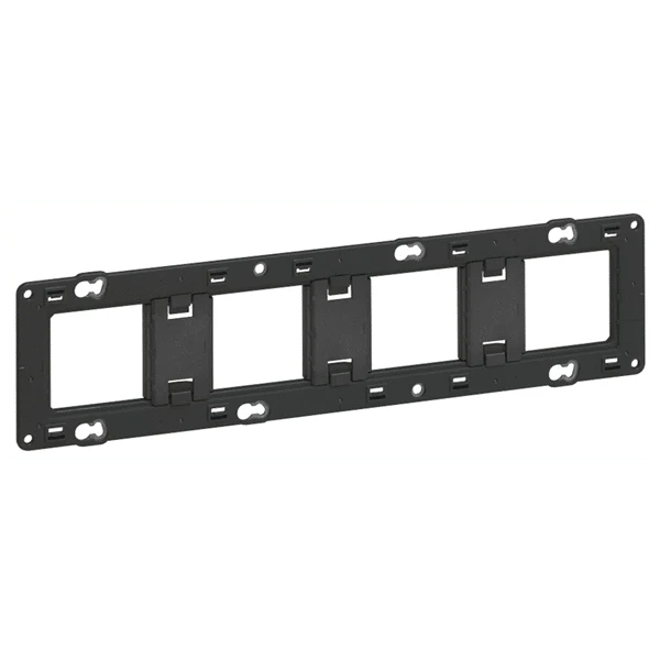 Support pour fixation à vis Batibox 4 postes 10 modules 080254