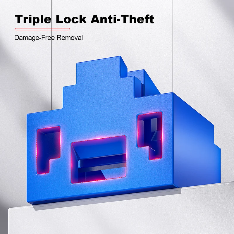 AMPCOM RJ45 Port Lock with Key，Ethernet Port Blocker for Network Security