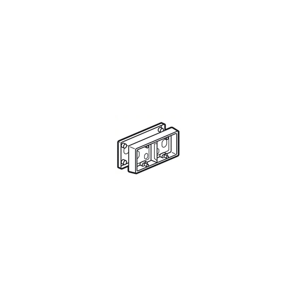 Cadre saillie Céliane 2 postes Horizontal/vertical Blanc LEGRAND 080242