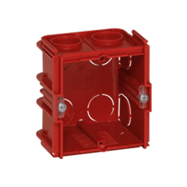 Boîte d'encastrement monoposte Batibox maçonnerie profondeur 60 mm Legrand 080161