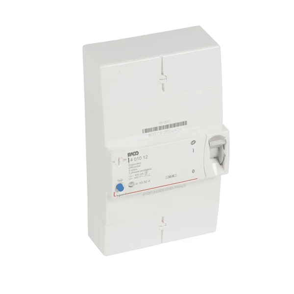 Legrand disjoncteur de branchement enedis tétrapolaire 30a 500ma sélectif 401012