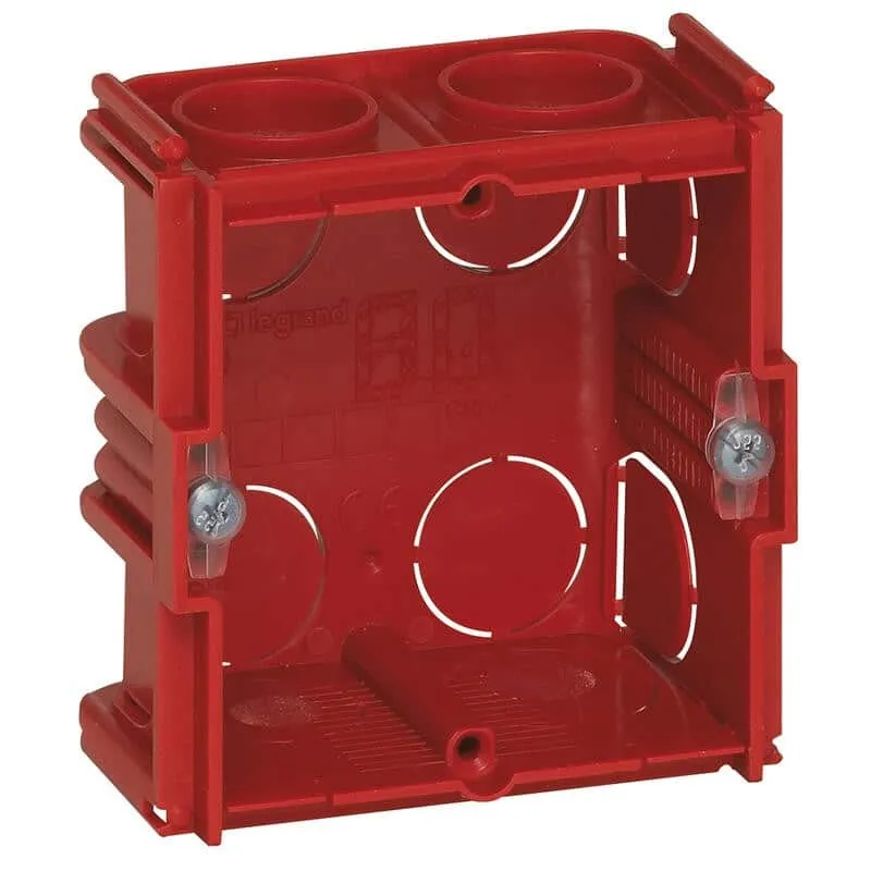 Boîte d'encastrement monoposte Batibox maçonnerie profondeur 40 mm 080141