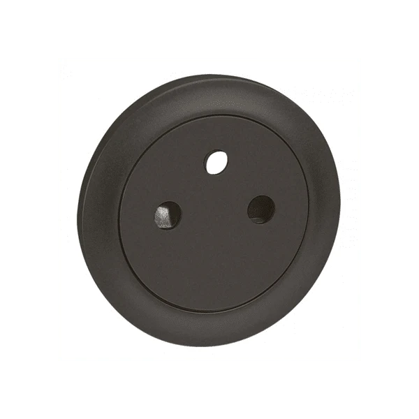 Enjoliveur Céliane prise 2P+T Surface Graphite - Legrand 067911