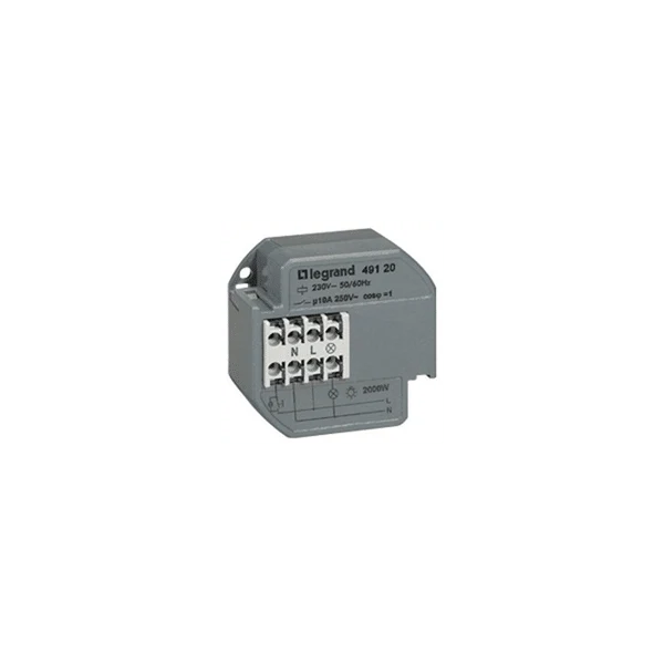 Télérupteur silencieux 1 poste 10AX 230V LEGRAND 049120
