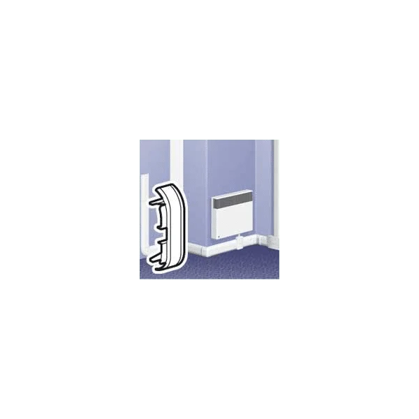 Embout pour plinthe DLPLUS blanc 80x20 mm Legrand 033744