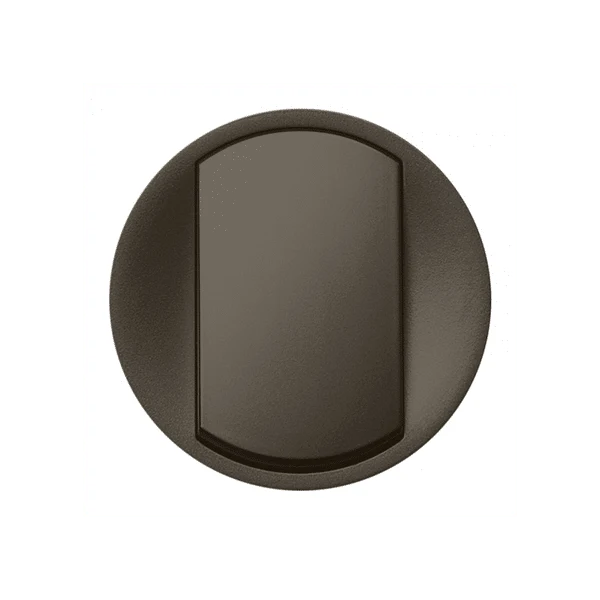 Enjoliveur va-et-vient et poussoir doigt large Céliane graphite - Legrand 067901