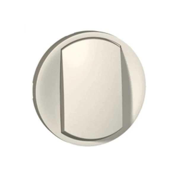 Enjoliveur Céliane va-et-vient/poussoir avec couronne lumineuse doigt large Blanc 065004