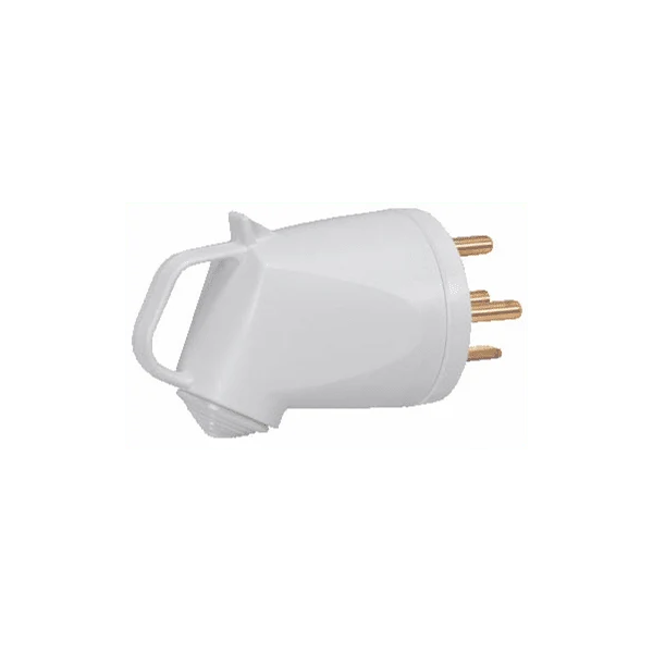 Fiche plexo 3P+N+T 32A IP44 poignée avec sortie latérale - Legrand 055857
