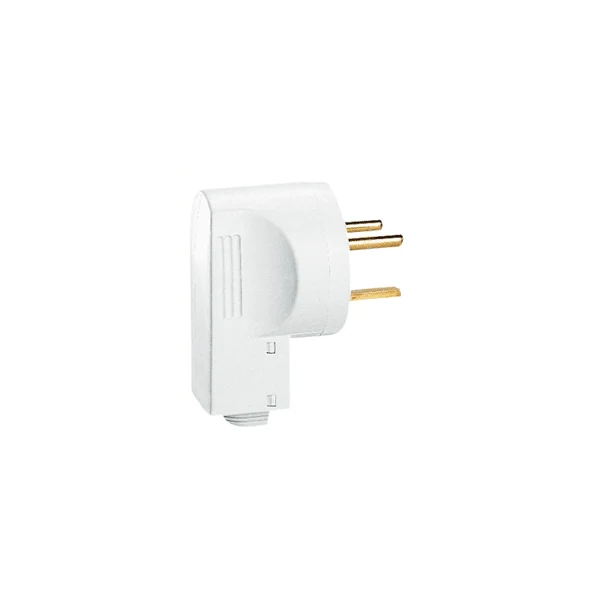 Fiche 3P+N+T 32A 380V - blanc sortie latérale - LEGRAND 055807