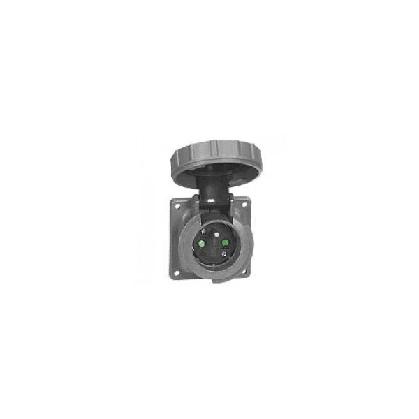 Prise fixe 2P+T à brochage domestique Hypra IP66/67-55 250 V~ 053911