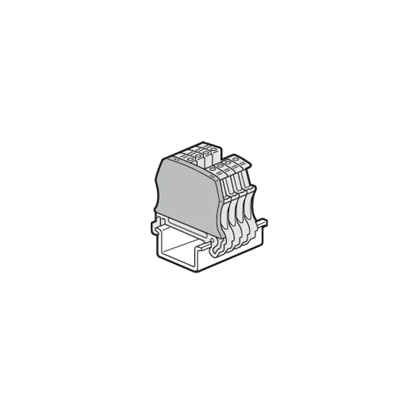 Cloison terminale pour bloc jonction pas 5/6/ LEGRAND 037555