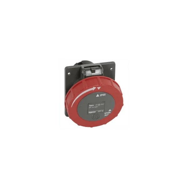 Prise à entraxe unifié Hypra 3P+T IP66/67 440 V conteneur frigorifique 052926