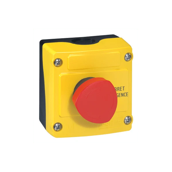 Boite à bouton équipée coup de poing pousser/tourner LEGRAND 024212