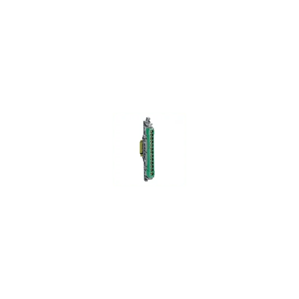 Bornier de répartition IP 2X terre 1 connexion 6 à 25 mm² 113 mm 004834