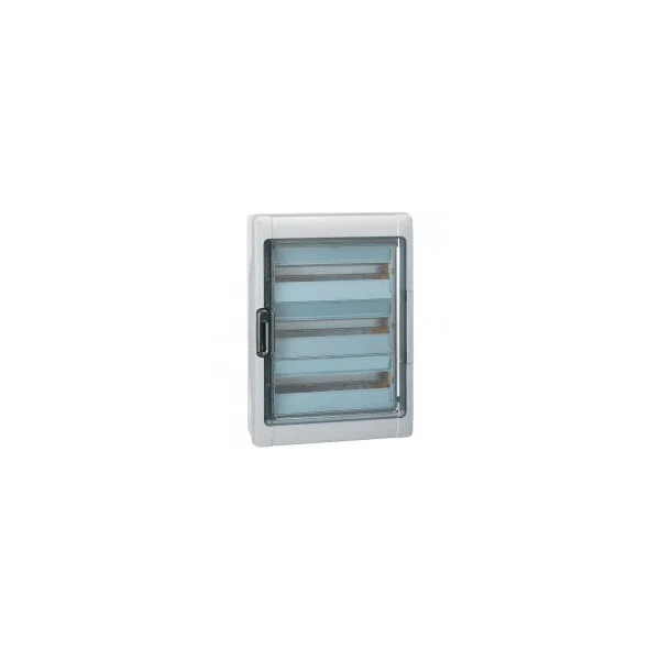 Coffret Plexo 3x12 modules étanche IP 65/IK 09 Gris 001926