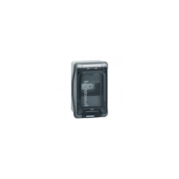 Coffret Plexo 4 modules étanche IP 65/IK 09 Gris 001904