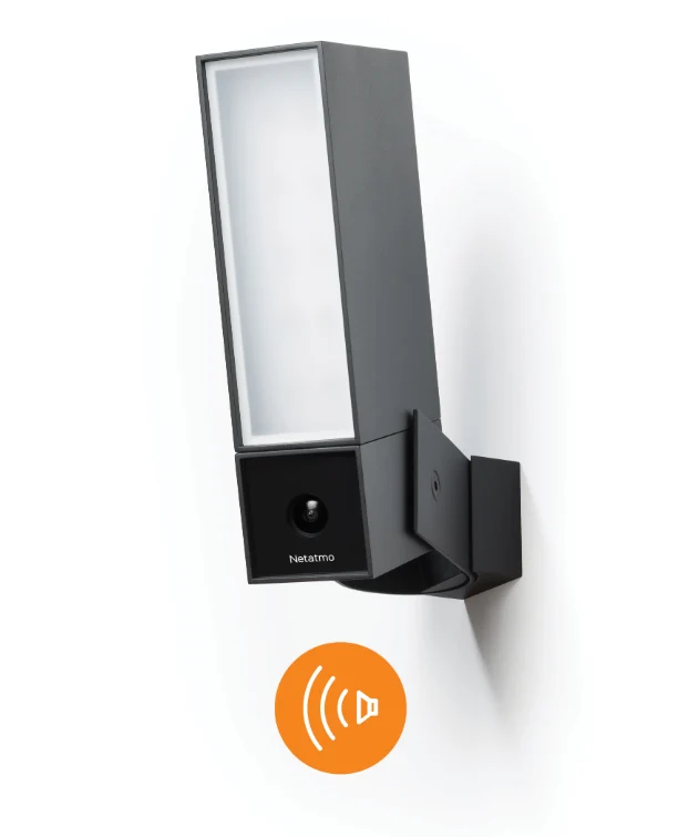 Caméra extérieure connectée et intelligente avec sirène - Netatmo NOC-S-PRO