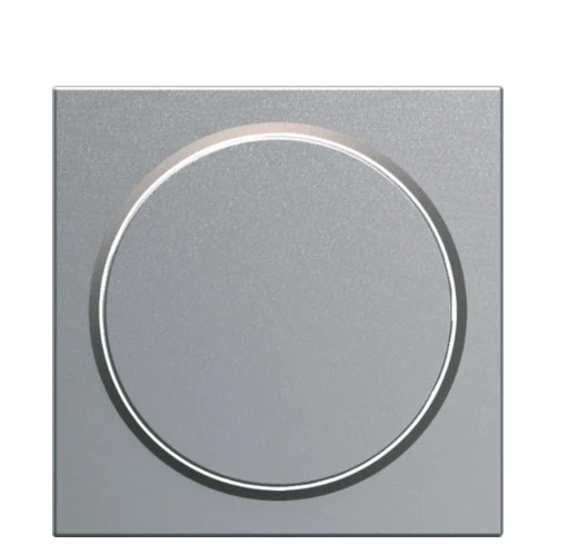 Enjoliveur variateur rotatif Gallery titane Hager WXD062T