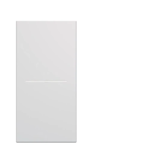 Enjoliveur interrupteur à voyant 1 module blanc - Gallery - Hager WXD011B