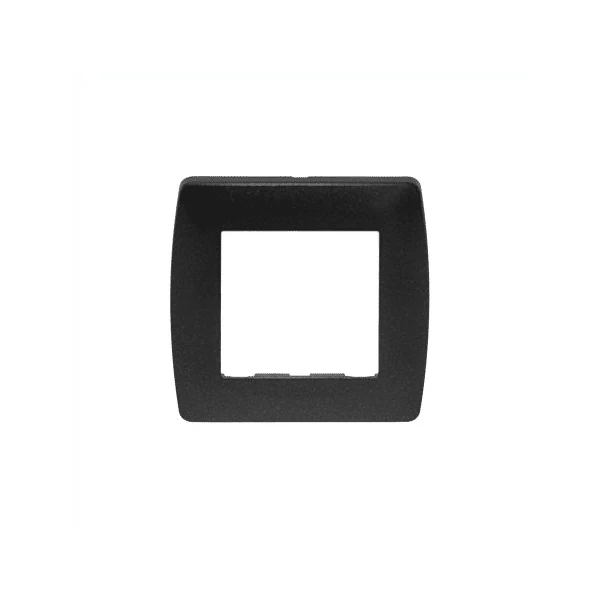 Plaque anthracite 1 poste EUROHM 61995