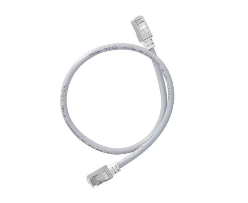 Cordon de brassage RJ45/RJ45 Grade 3 0.50m HAGER TN712