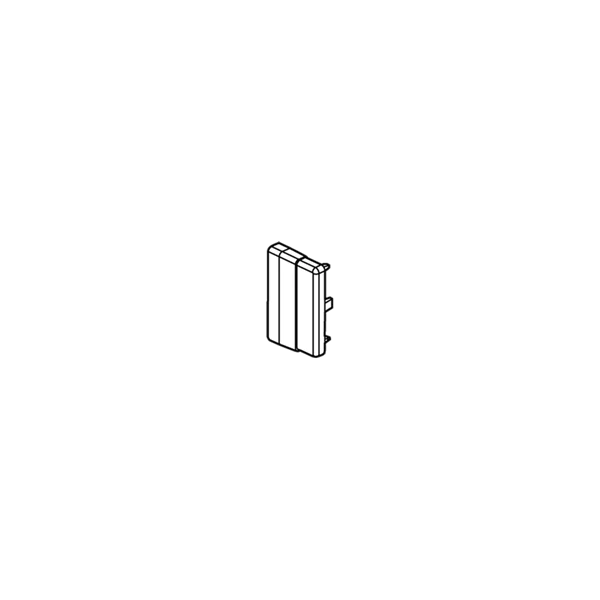 Embout pour goulotte liféa 40x90mm blanc paloma HAGER LFF60096/9010