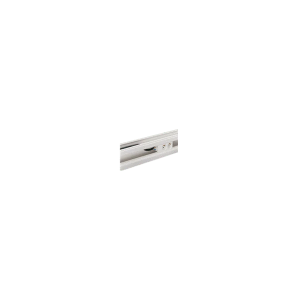 Goulotte tehalit queraz 50x130mm longueur 2m 2 compartiments blanc HAGER GBD5013109016