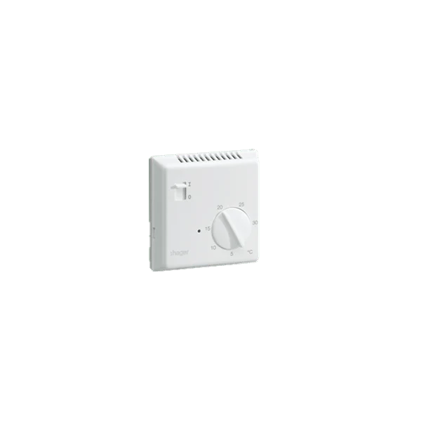 Thermostat d'ambiance électronique avec entrée fil pilote HAGER 25513