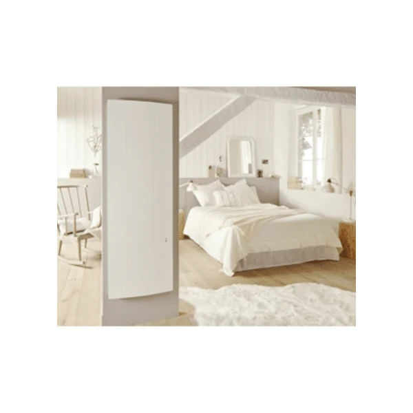 Radiateur électrique AGILIA 2000 W connecté vertical blanc Atlantic 518220