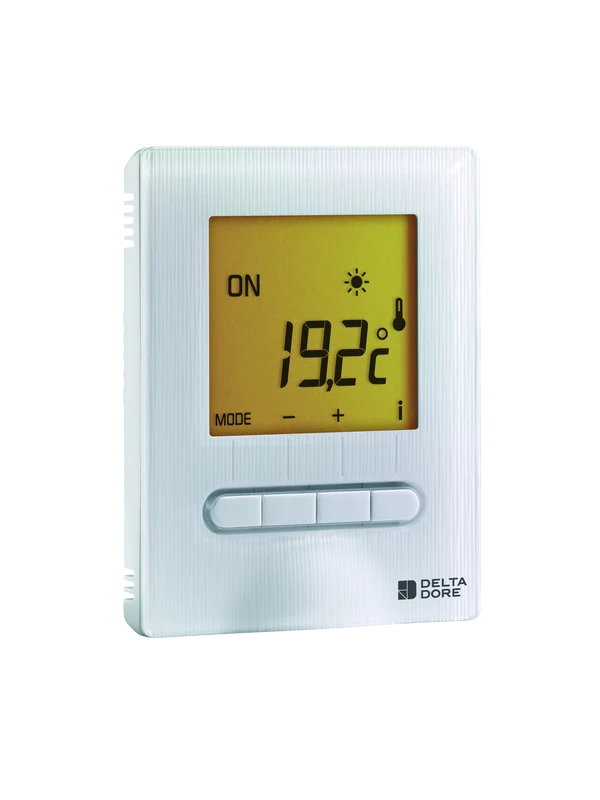 Thermostat digital semi encastré pour plancher ou plafond rayonnant MINOR 12 - DELTA DORE 6151055